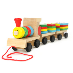 儿童早教益智火车玩具男孩宝宝0-1-2-3岁女婴儿形状配对智力积木